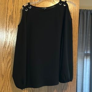 Open shoulder dress blouse